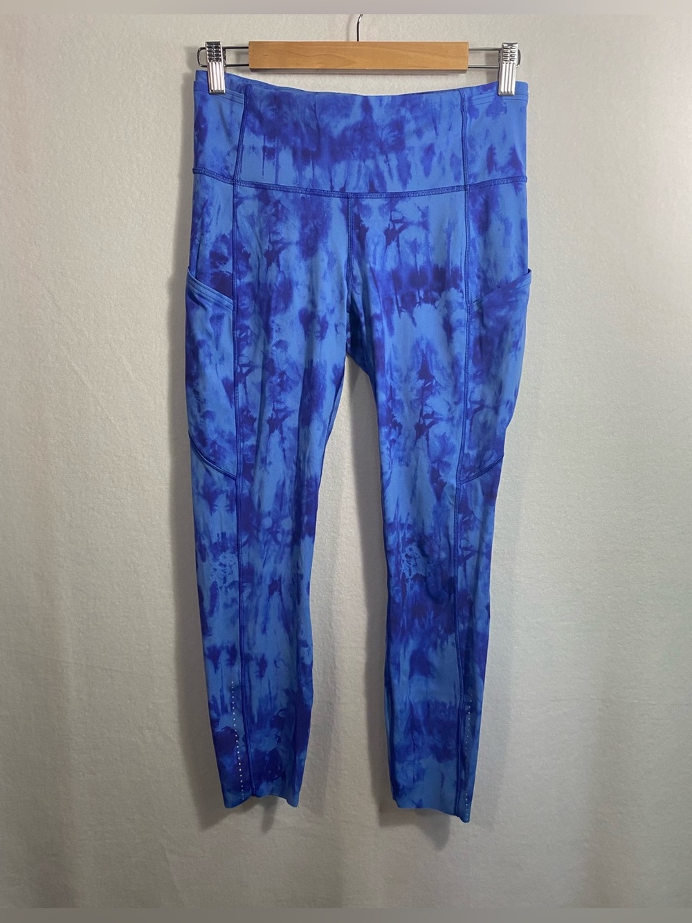 Lululemon Women’s Fast Free Tight II Game Day Blue Multi Reflective Size 8